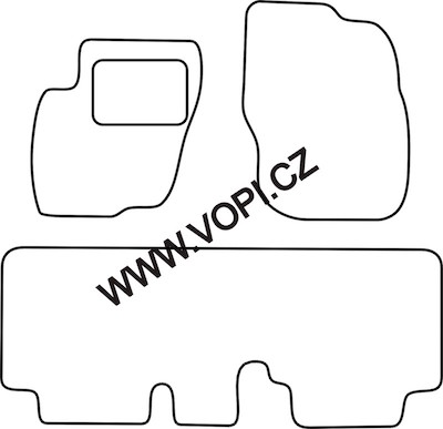 Autokoberce Mitsubishi Space Runner 2000 - 2002 Carfit (3034)